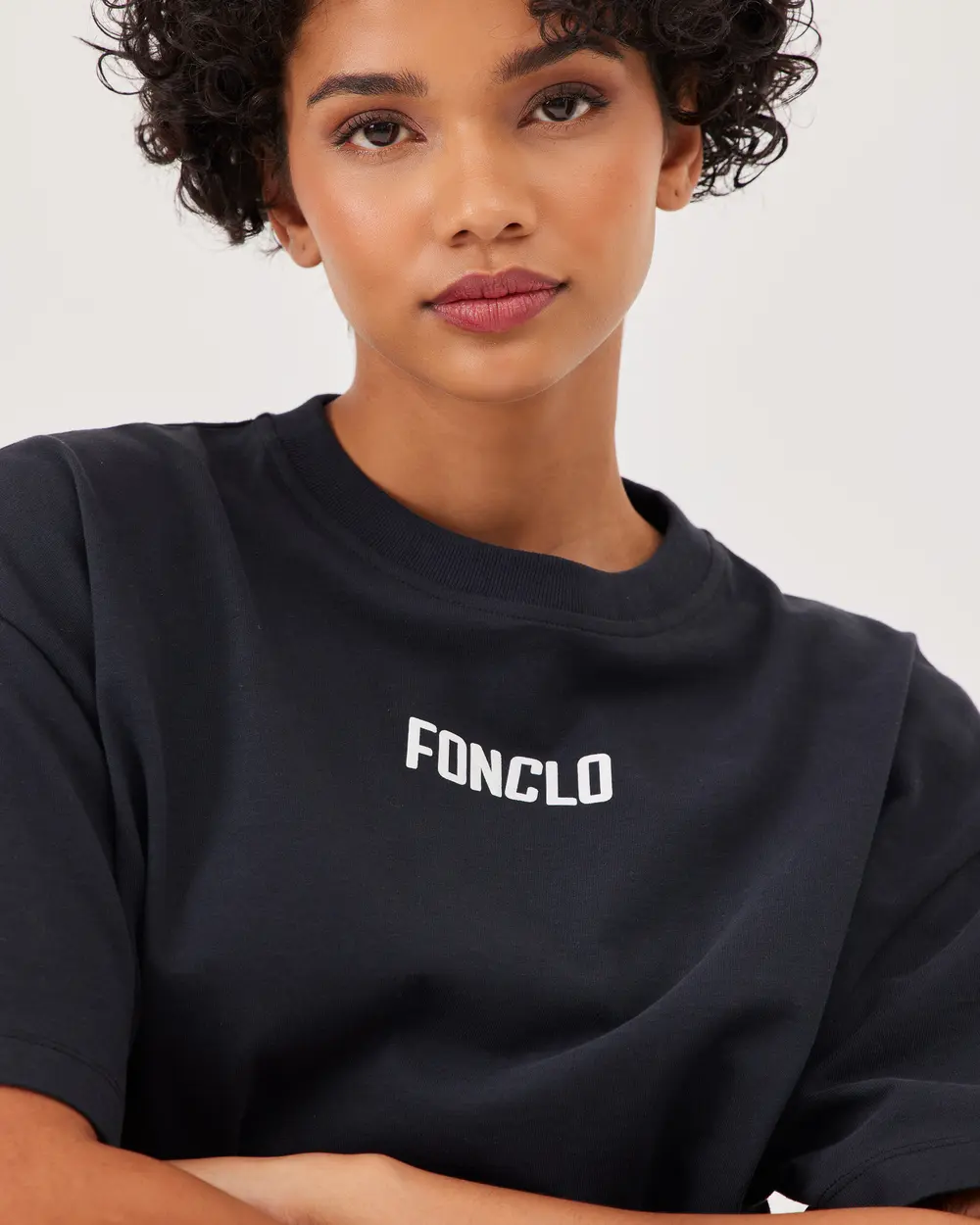 Logo Baskılı Oversize Basic Tişört