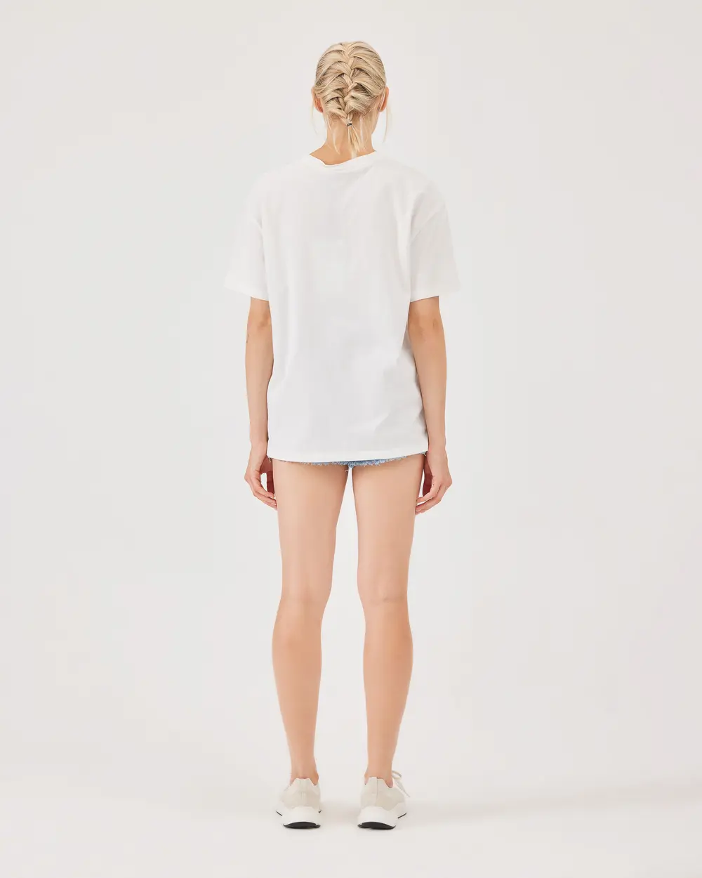 Logo Baskılı Oversize Basic Tişört