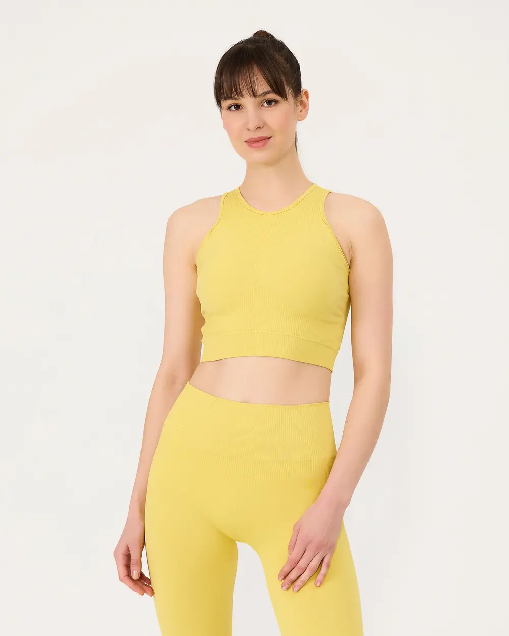 Seamless Zero Neck Sleeveless Sports Bra