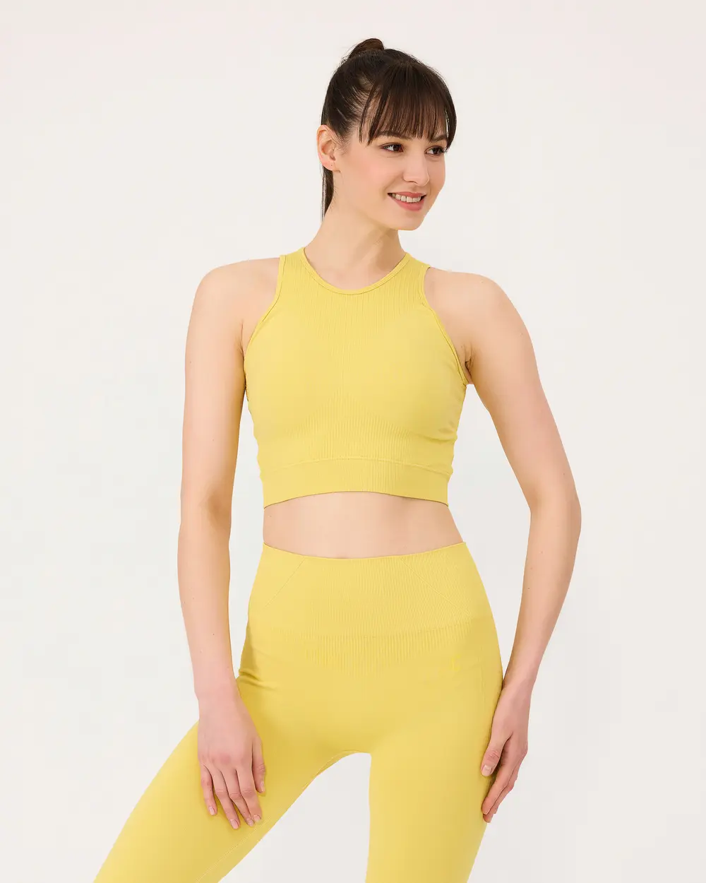 Seamless Zero Neck Sleeveless Sports Bra