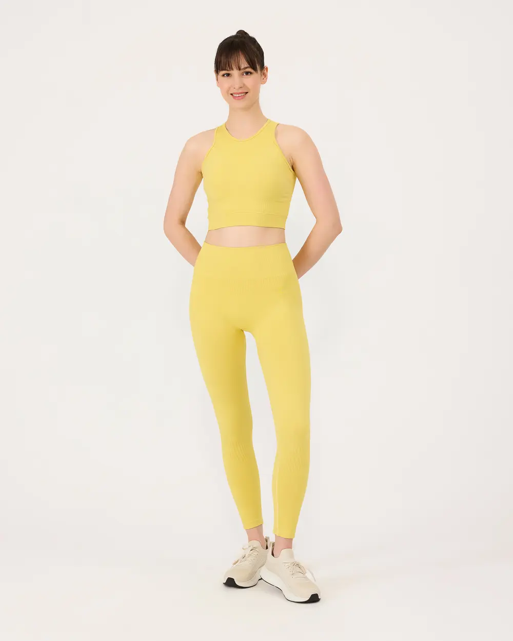 Seamless Zero Neck Sleeveless Sports Bra