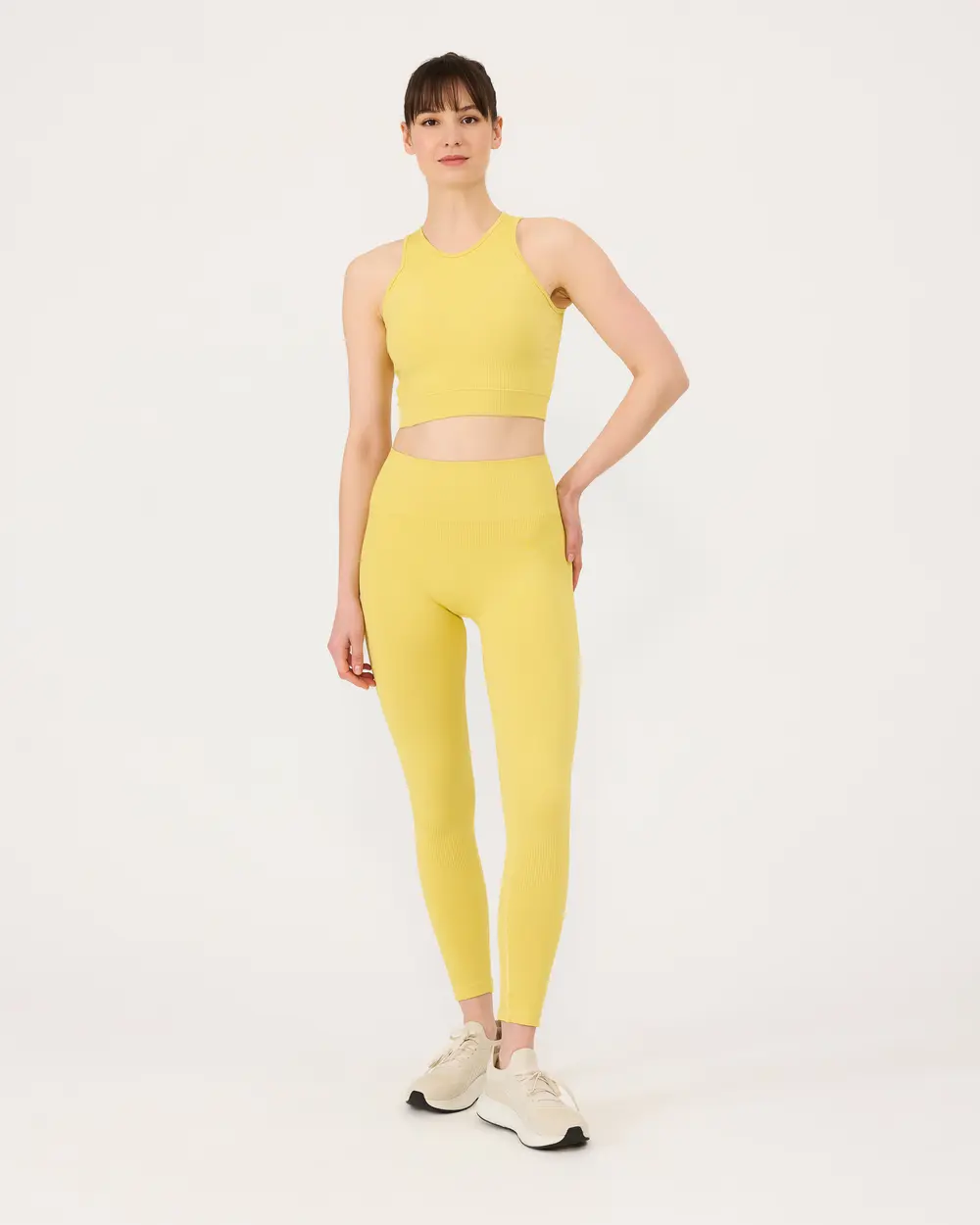 Seamless Zero Neck Sleeveless Sports Bra