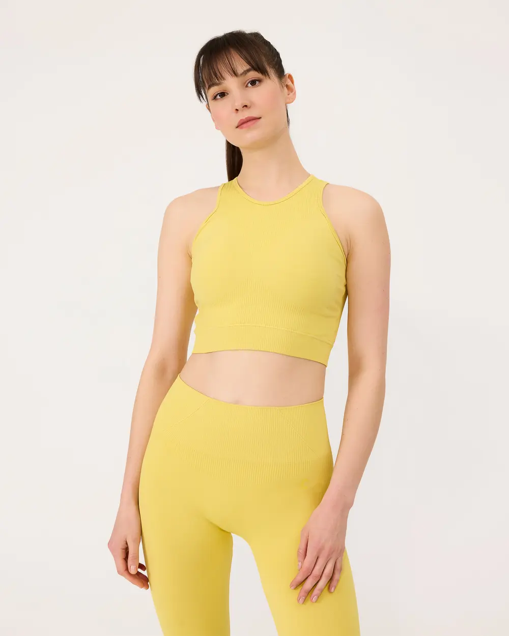 Seamless Zero Neck Sleeveless Sports Bra