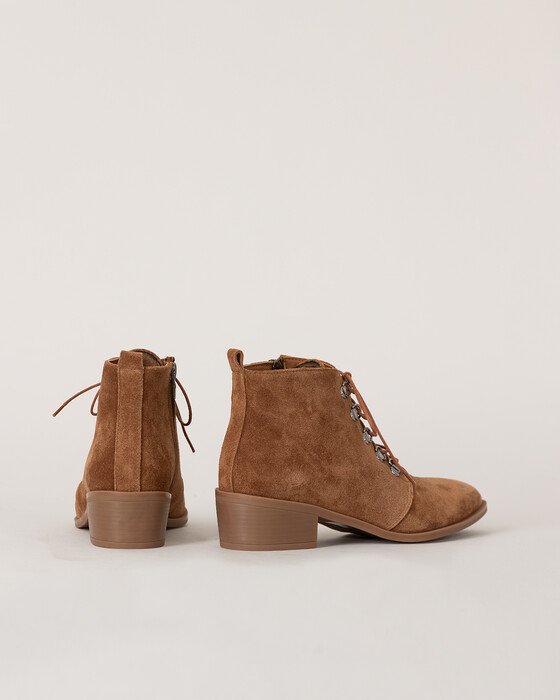 Bağcıklı Süet Bilekte Bot