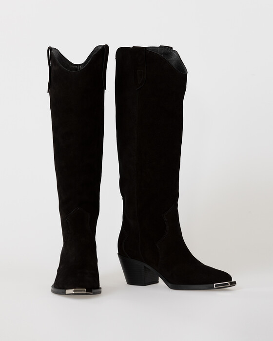 Topuklu Süet Çizme
