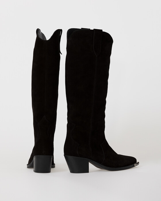 Topuklu Süet Çizme