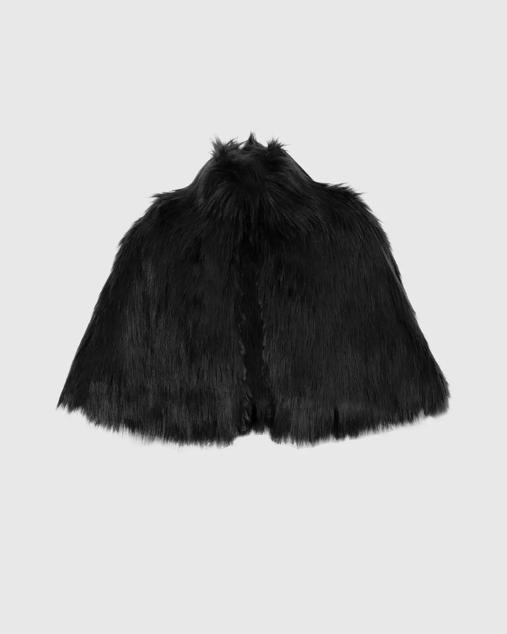 Waist Length Faux Fur with Stone Accessories