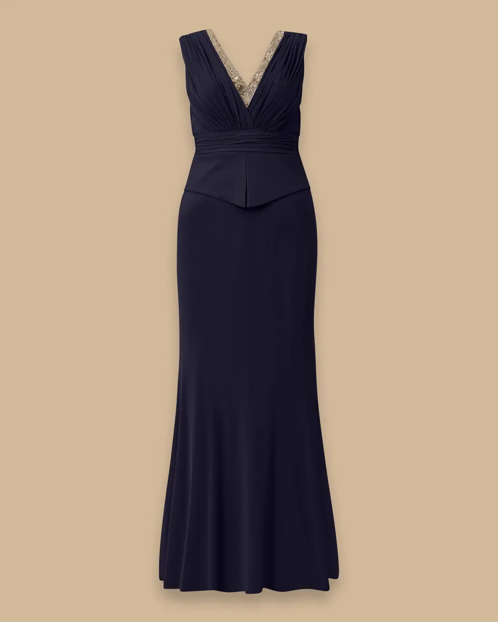 Büyük Beden Balık Form Hint Aksesuarlı Abiye