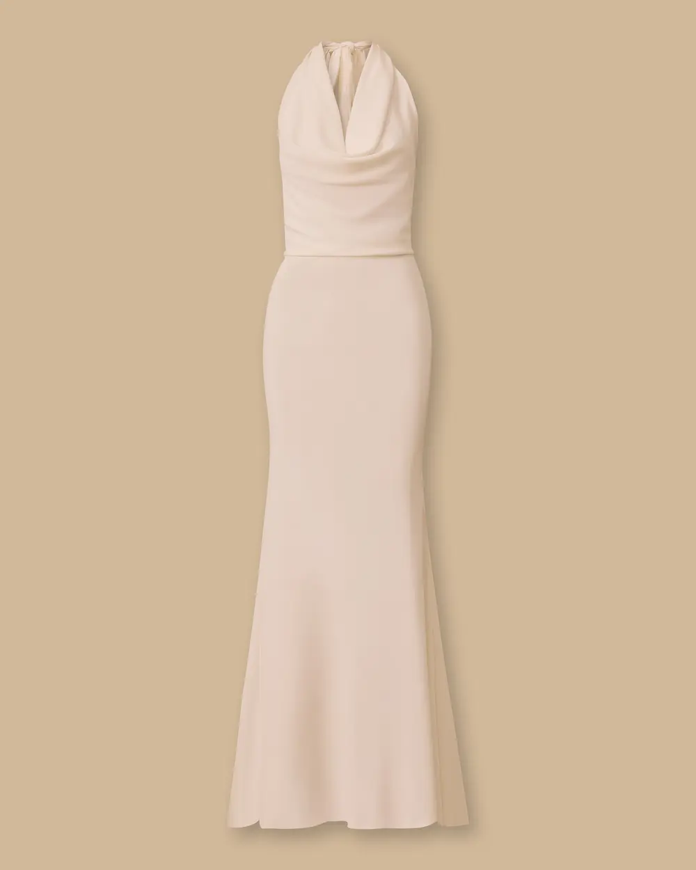 Degaje Yaka Sırt Dekolteli Abiye