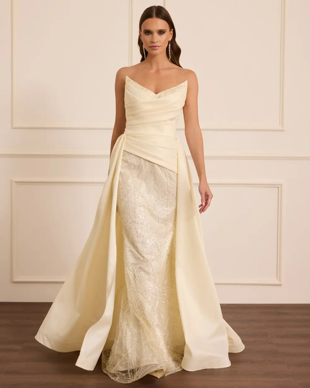 Long Evening Dress with Sparkling Details