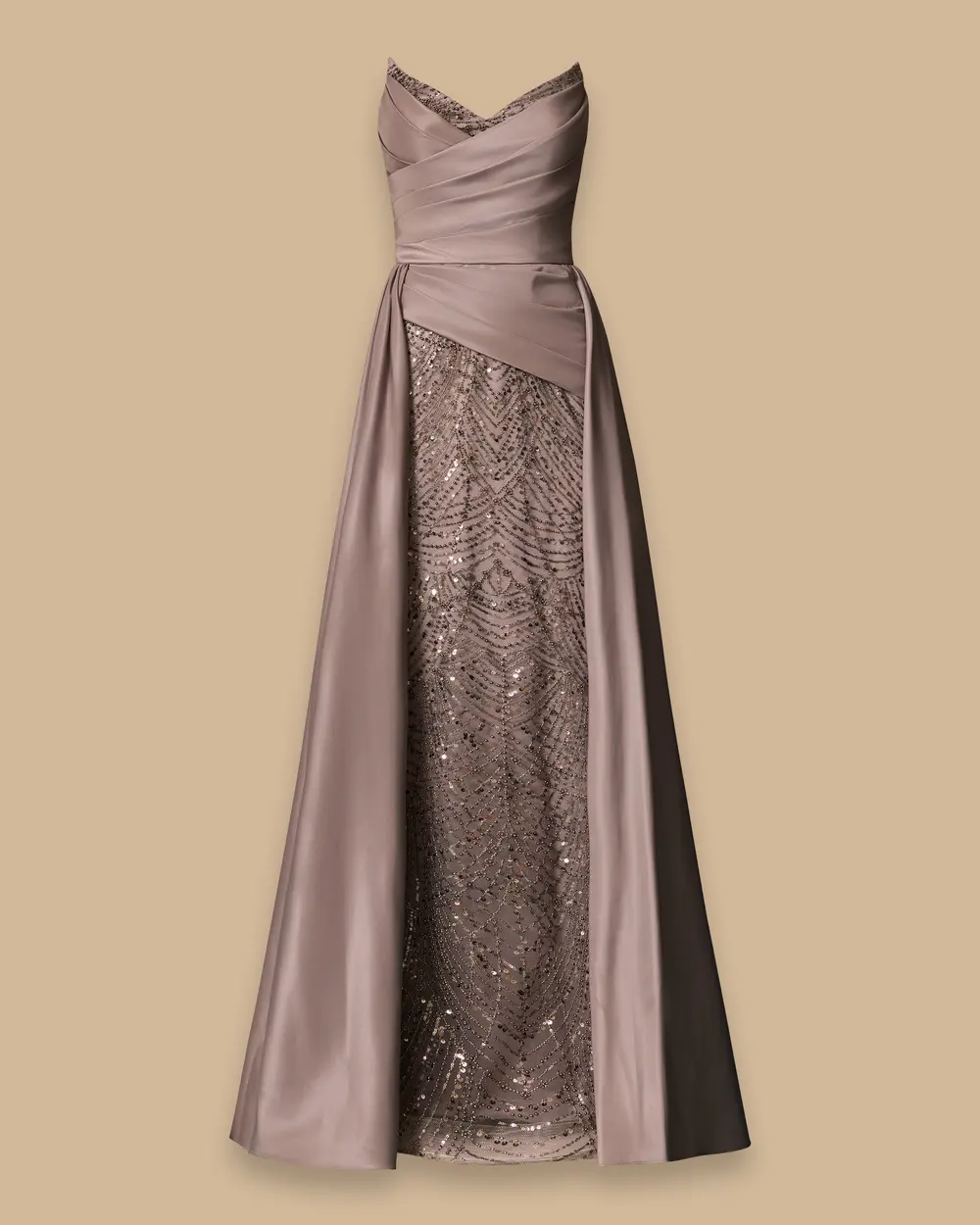 Long Evening Dress with Sparkling Details