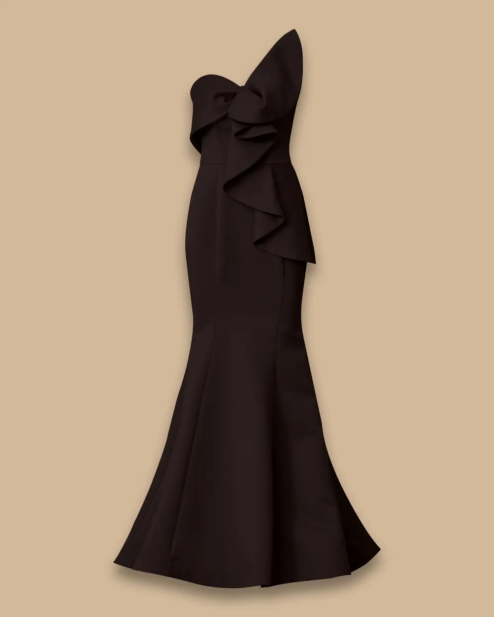 Flared Fish Form Evening Dresses