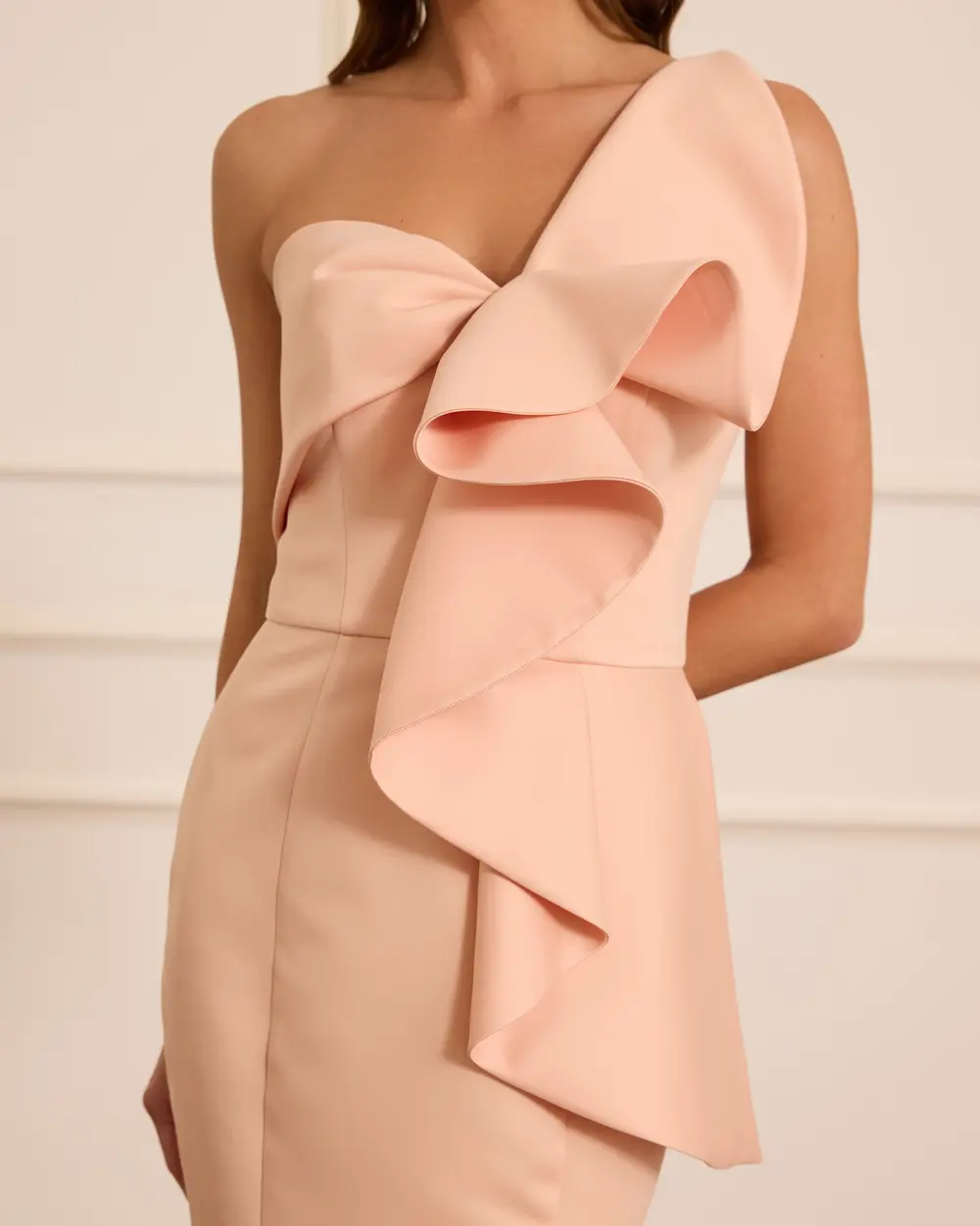 Volanlı Balık Form Abiye