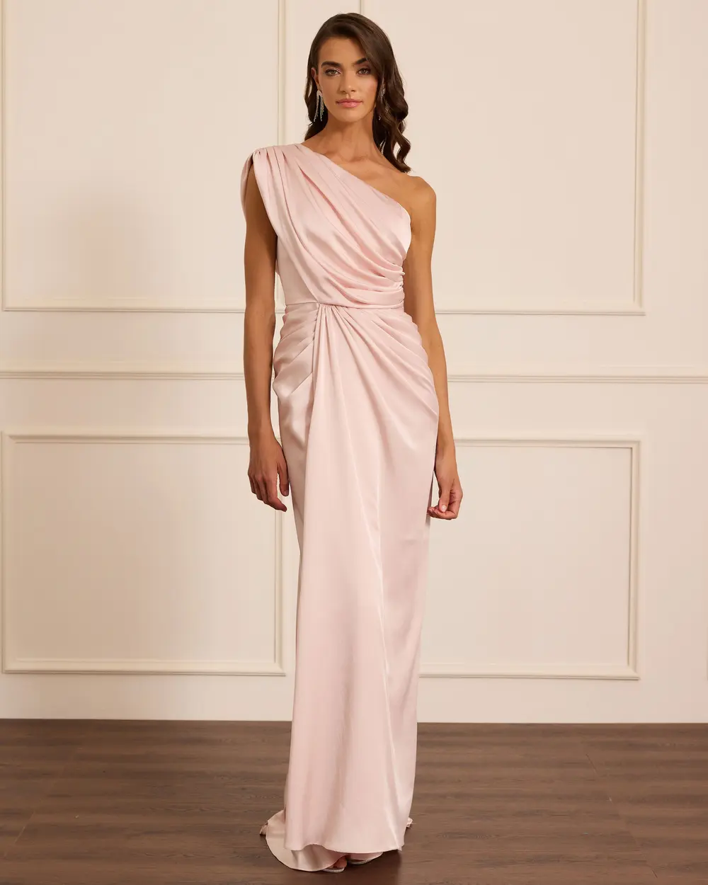 Çıkarılabilir Yakalı Drapeli Abiye