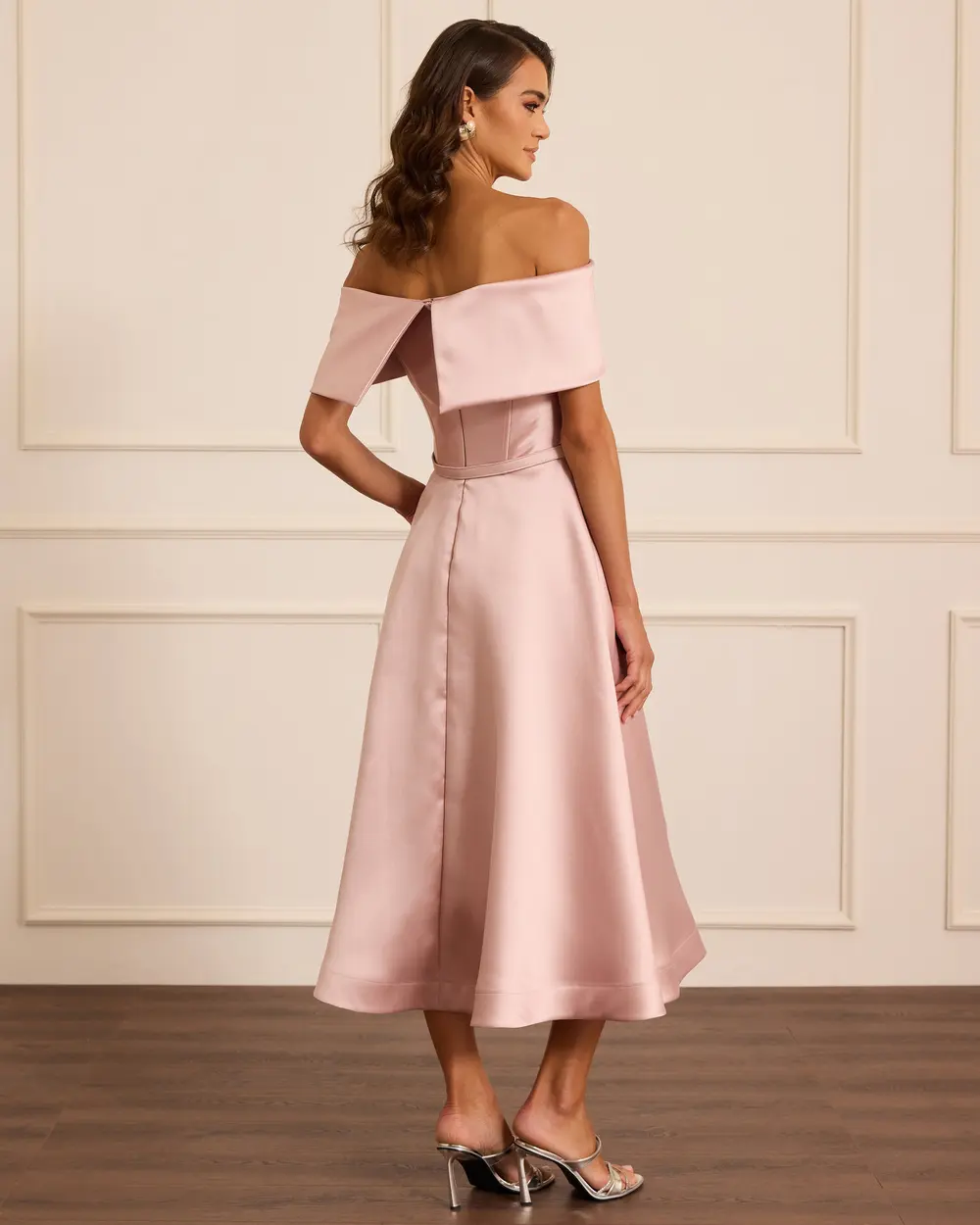 Kemerli Midi Kloş Abiye