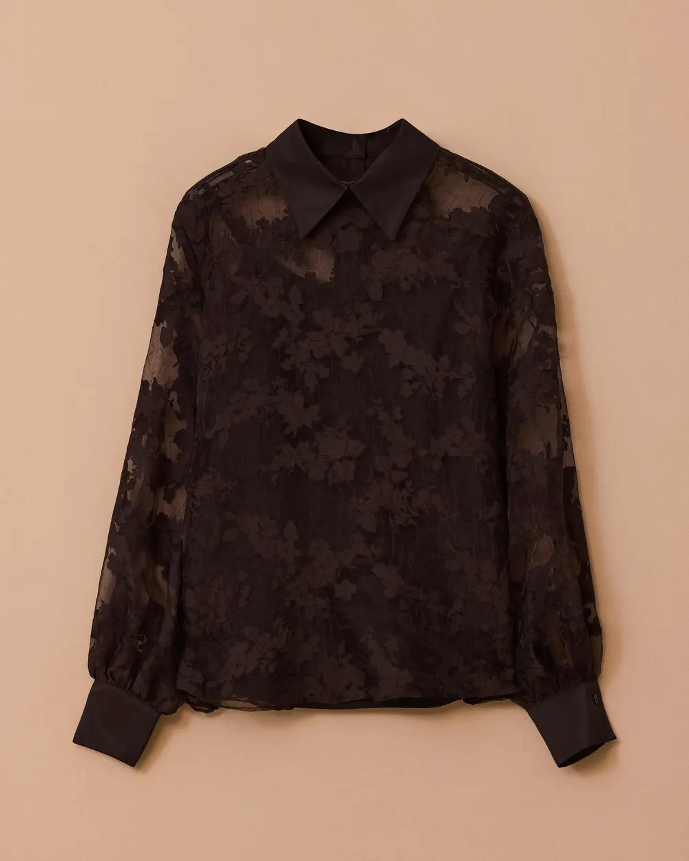 Elegant Shirt with Tulle Detail