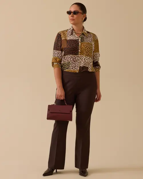 Plus Size Bell Bottom Pants