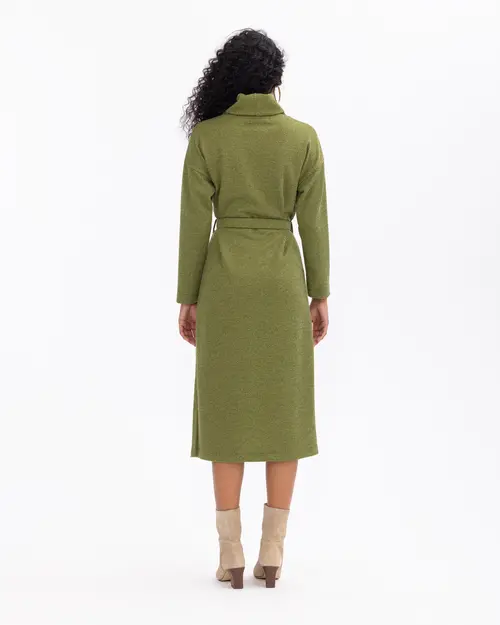 Belted clearance coat dress