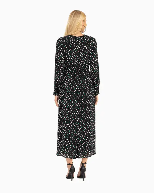 Polka dot hotsell dress with belt