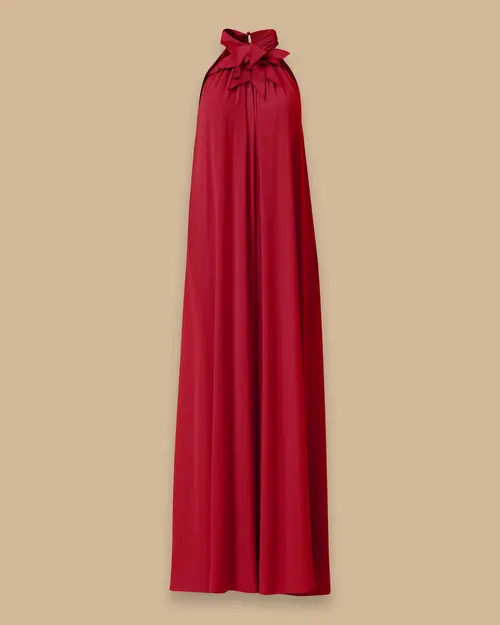 Halter Neck Shrug Cut Evening Dress Jumpsuit